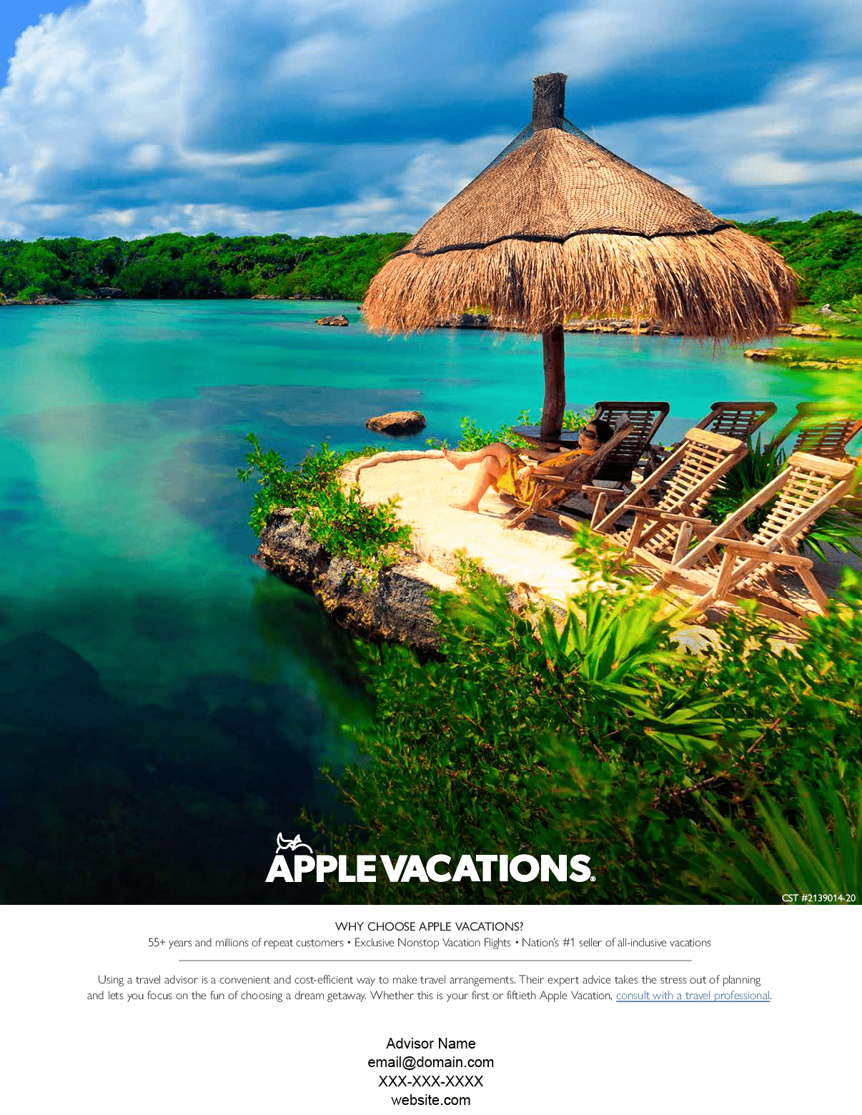 A man is sitting on a lounge chair under a straw umbrella on a beach. AI generated content