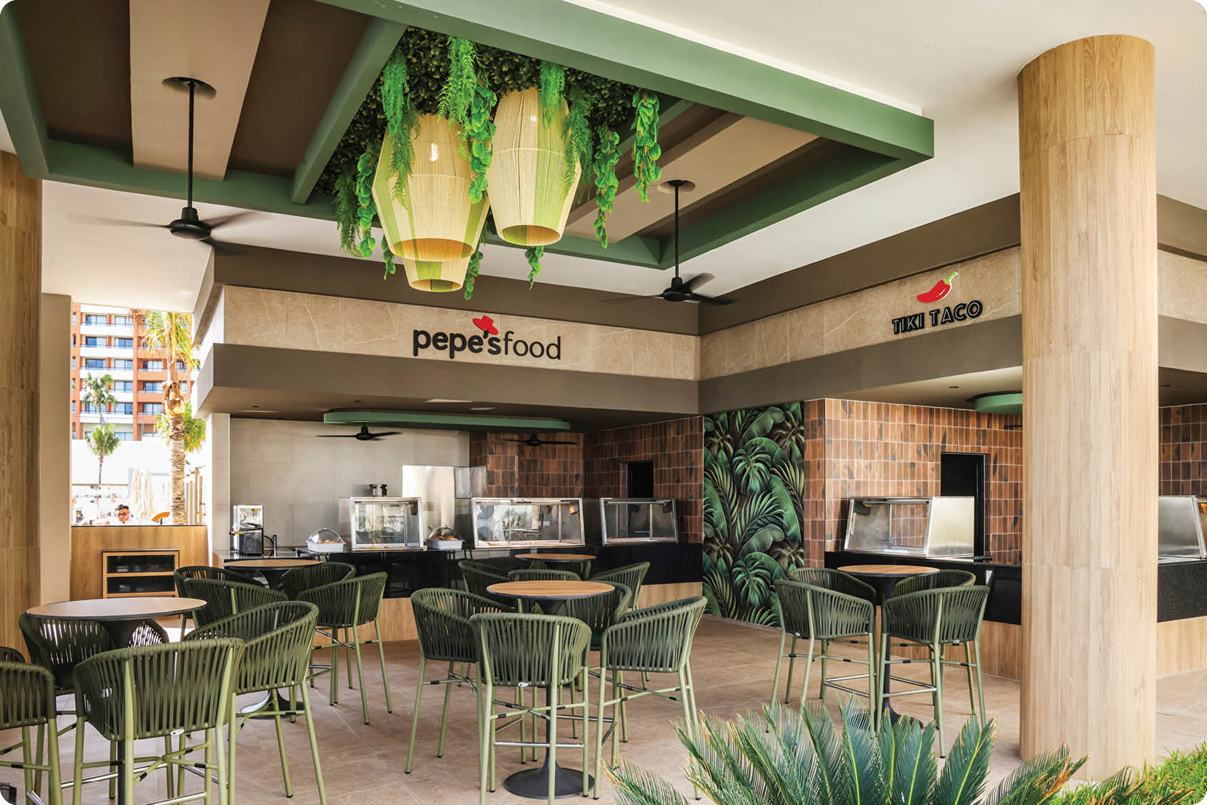 Grill & Taco station