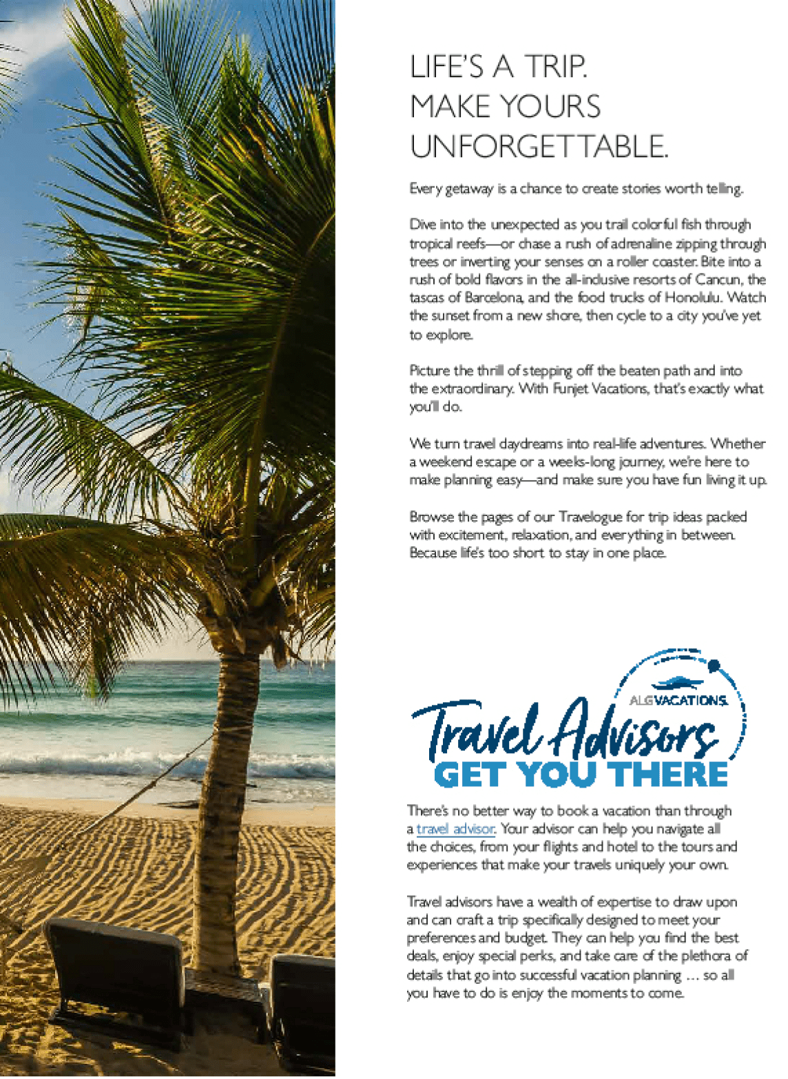 A beach scene with a palm tree and a bench. AI generated content